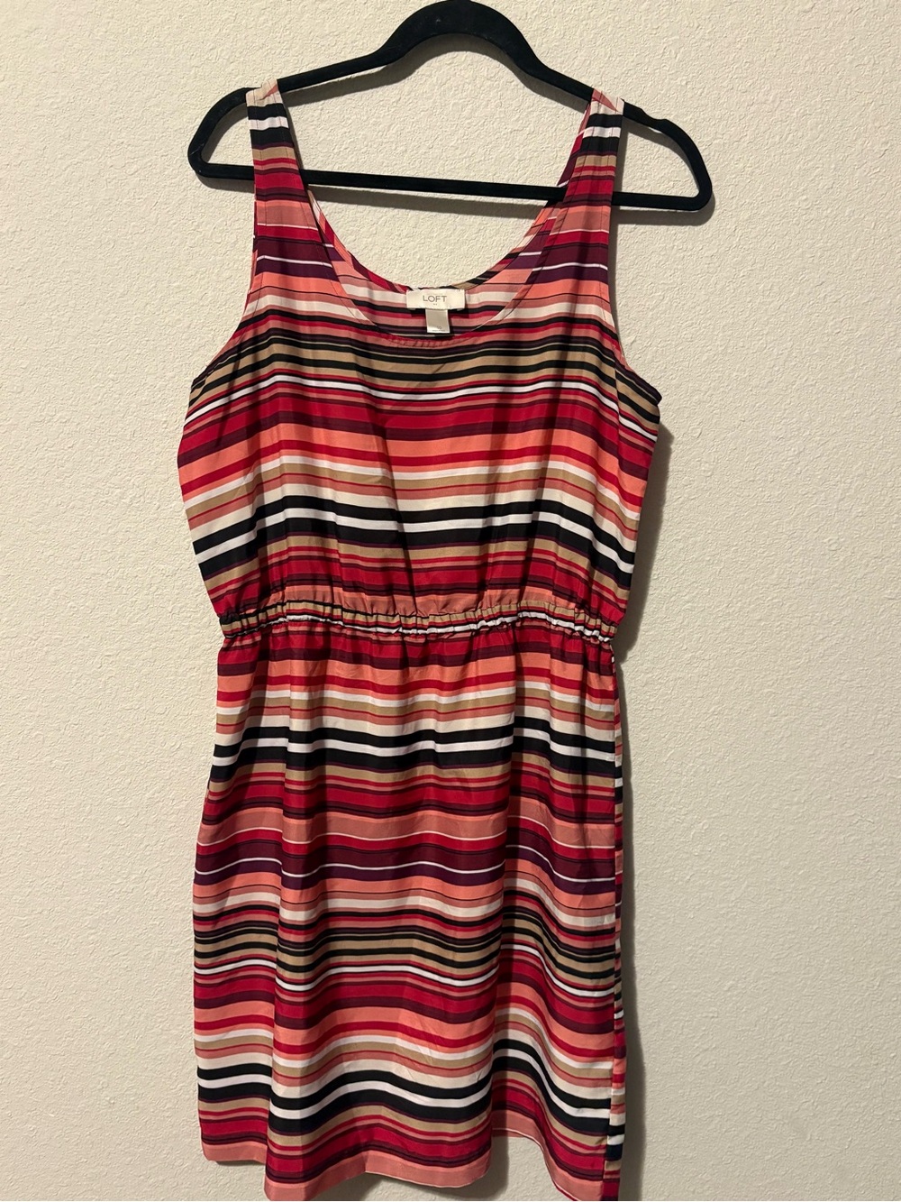 Striped lightweight top with LOFT label